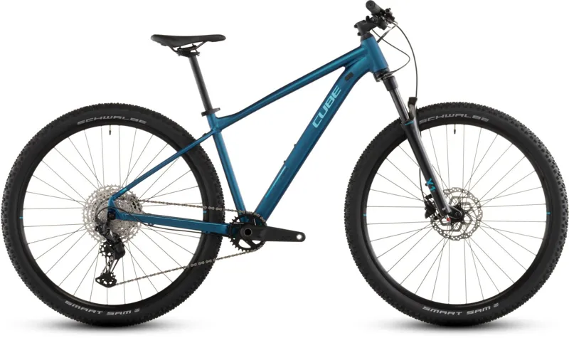 Cube Attention Pro Mountain Bike in Electricblue and Blue