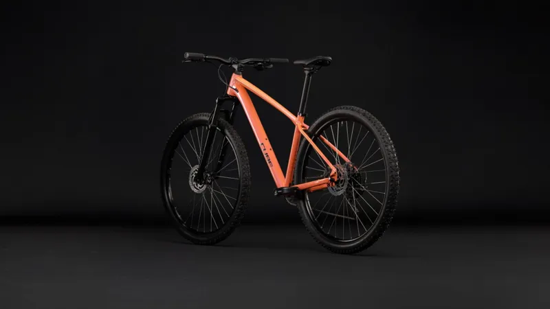 Cube Aim ONE Mountain Bike in Salmon and Black-7