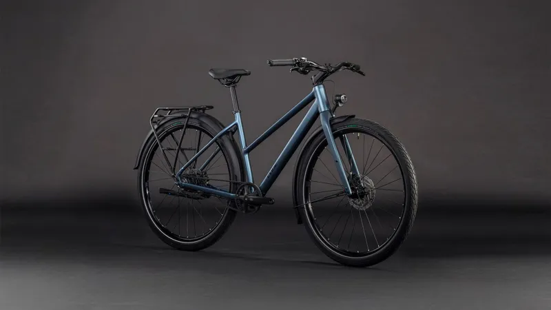 Cube Editor Pro FE Hybrid Bike in Mineralblue and Chrome 2026 T MINERALBLUE/CHROME-6