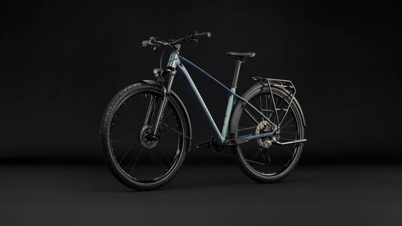 Cube Aim SLX FE Hardtail Mountain Bike in Shiftverde and Chrome-9