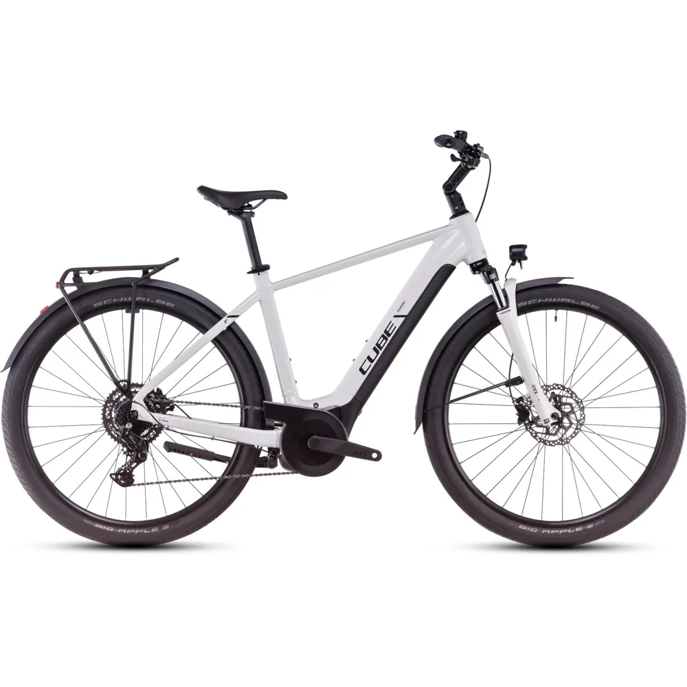 Team Cycles Cube Touring Hybrid One 500Wh Electric Hybrid Bike in Cotton and Black | Interest FREE Finance & Online Refund Policy.