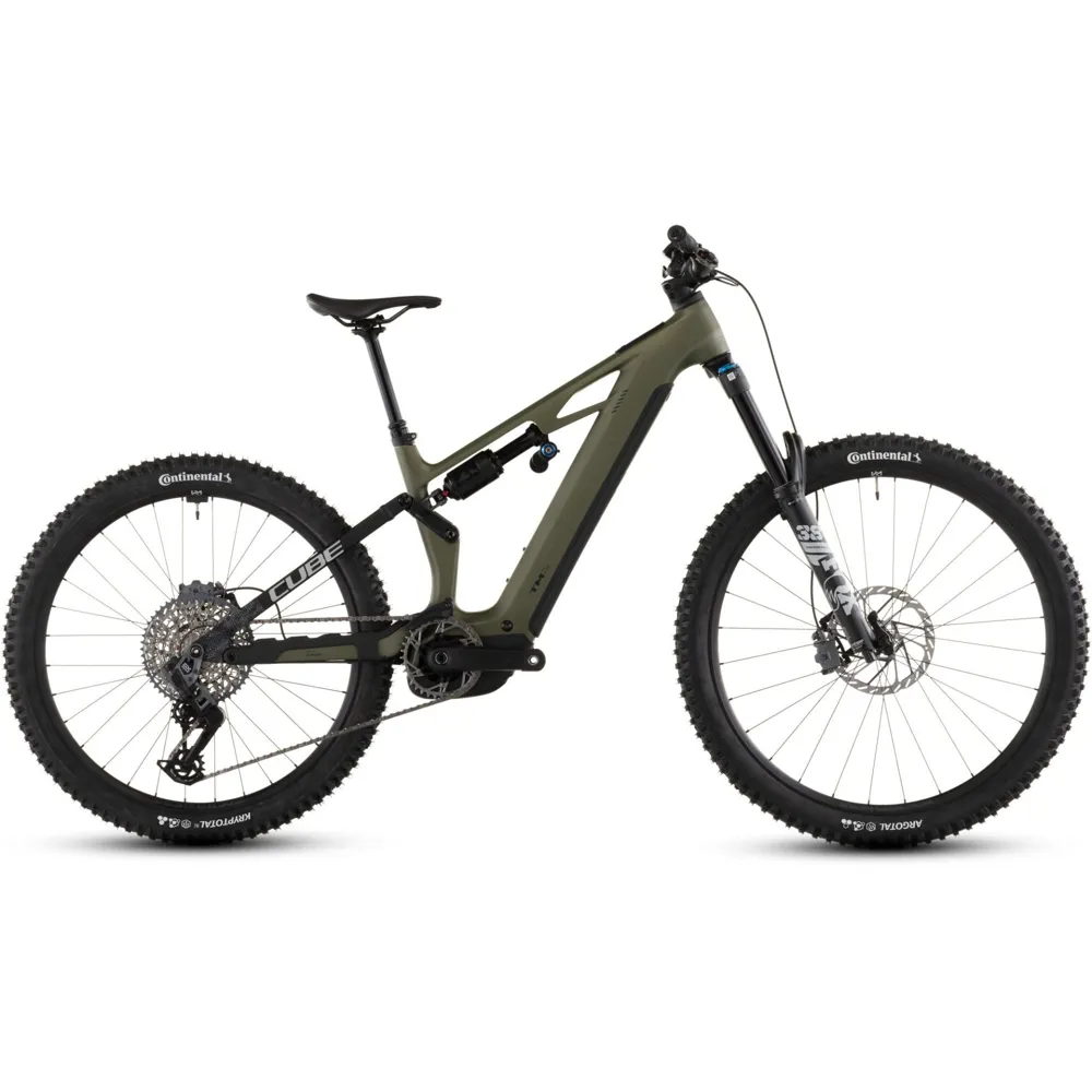 Team Cycles Cube Stereo Hybrid ONE77 HPC TM 800Wh Electric Full Suspension Mountain Bike in Reedgreen and Matrix | Interest FREE Finance & Online Refund Policy.