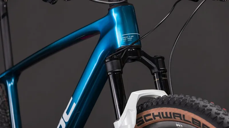 Cube Phenix C:68X Race Mountain Bike in Chromeblue and Blue-6