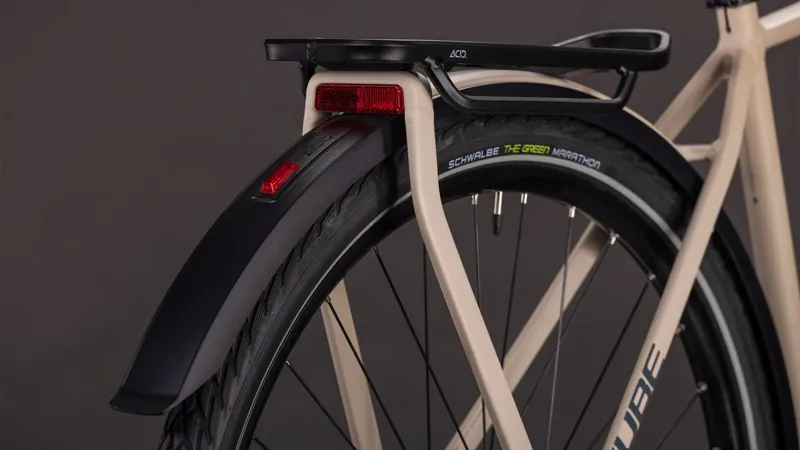 Cube Kathmandu One Hybrid Bike in Oatgrey and Grey-4