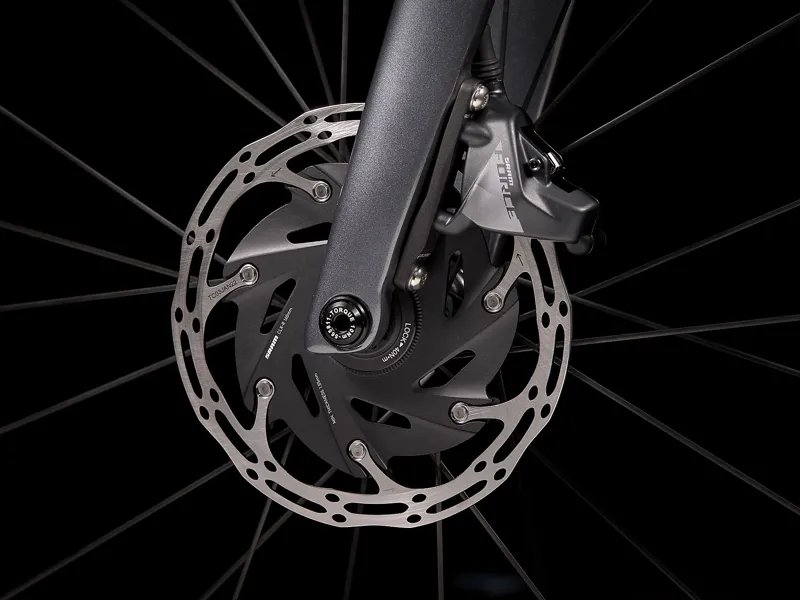 TREK Emonda SL 7 AXS Road Bike in Galactic Grey and Trek Black-2