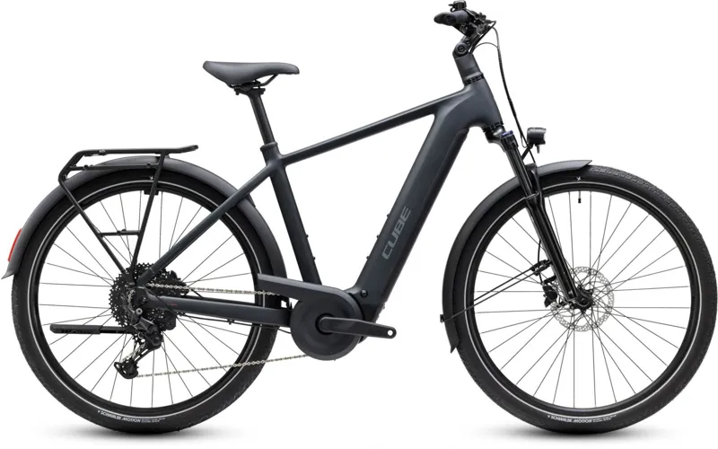 Cube Touring Hybrid ONE 600Wh Electric Hybrid Bike in Grey and Coolgrey