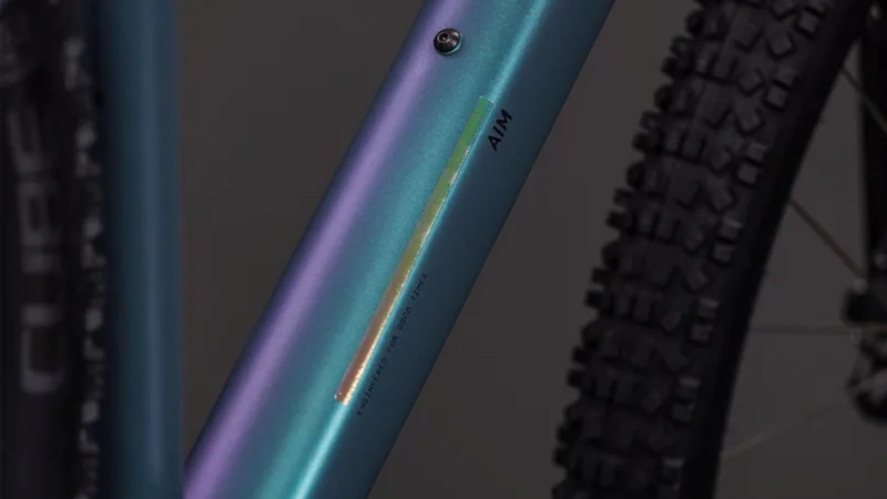 Cube Aim Pro Hardtail Mountain Bike in Smardgrey and Prism-4