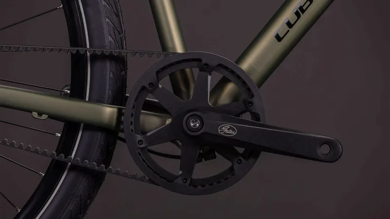 Cube Editor One Hybrid Bike in Reedgreen and Black-5