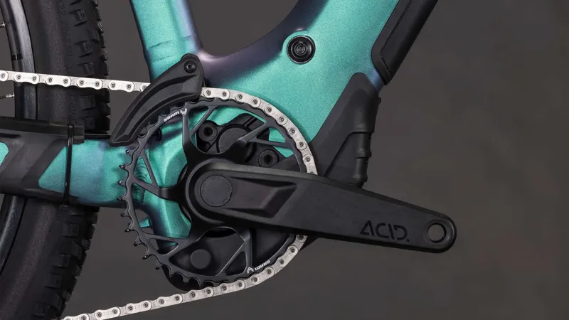 Cube Reaction Hybrid Race 800Wh Electric Mountain Bike in Polarlight and Prism-4