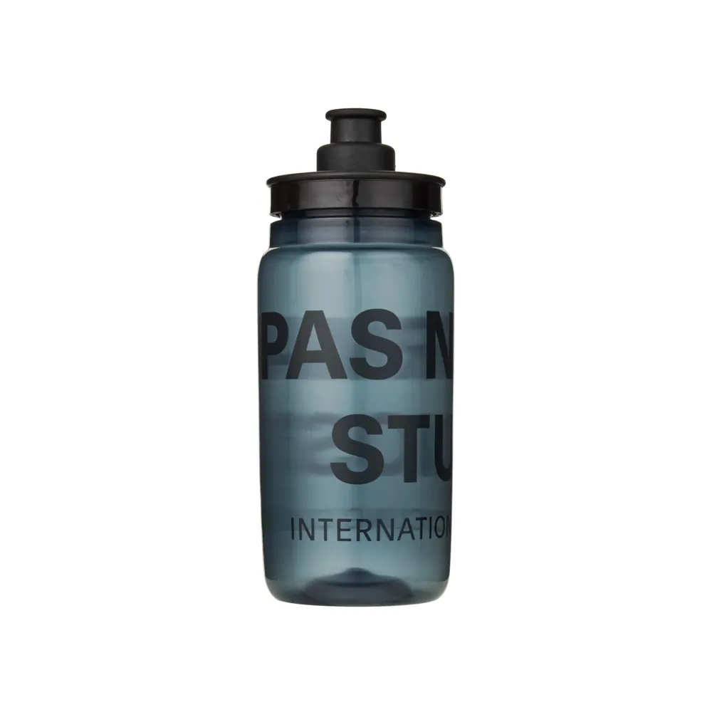 Team Cycles Pas Normal Studios Logo Race Bidon in Clear Smoke - 550ml | Interest FREE Finance & Online Refund Policy.