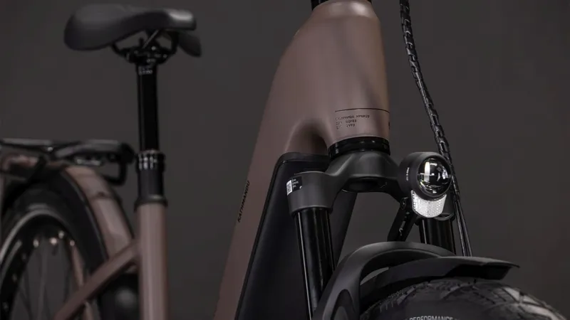 Cube Kathmandu Hybrid EXC EE 800Wh Electric Hybrid Bike in Cedar and Chrome-5