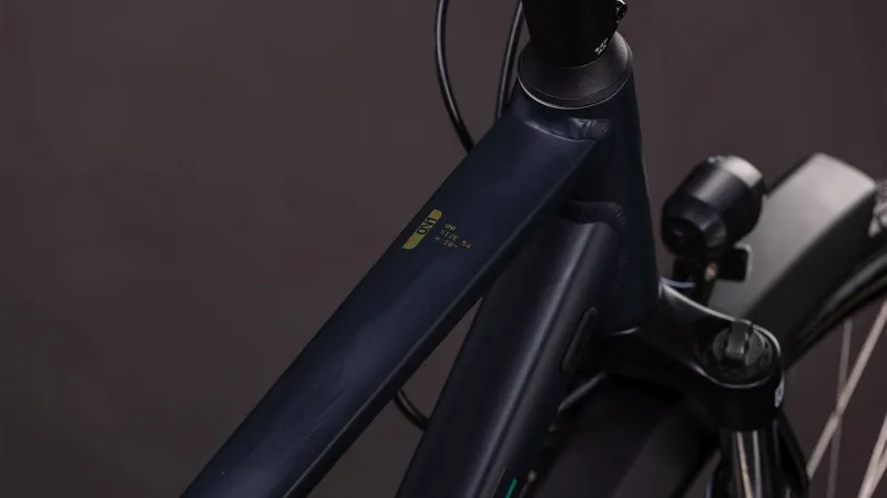 Cube Touring One Hybrid Bike in Night and Chrome-6