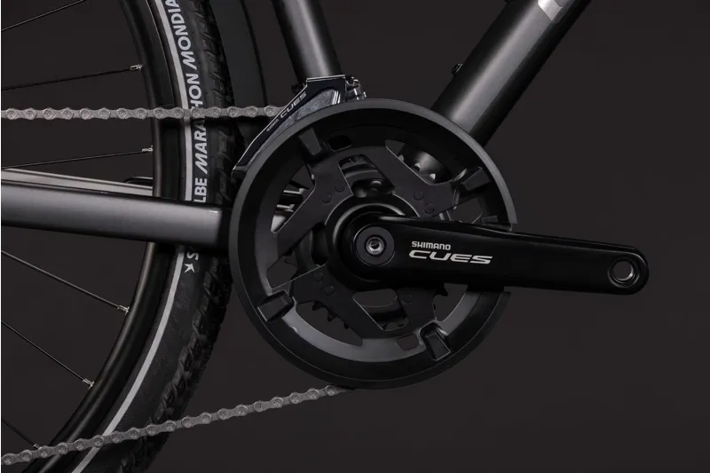 Cube Kathmandu Pro T Hybrid Bike in Slabgrey and Chrome-3