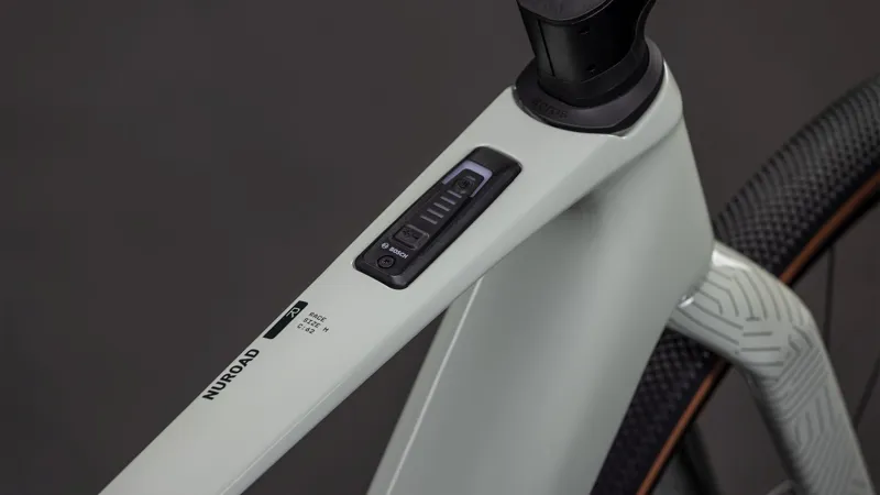 Cube Nuroad Hybrid C:62 Race 400Wh Electric Gravel Bike in Reedbeige and Black-5