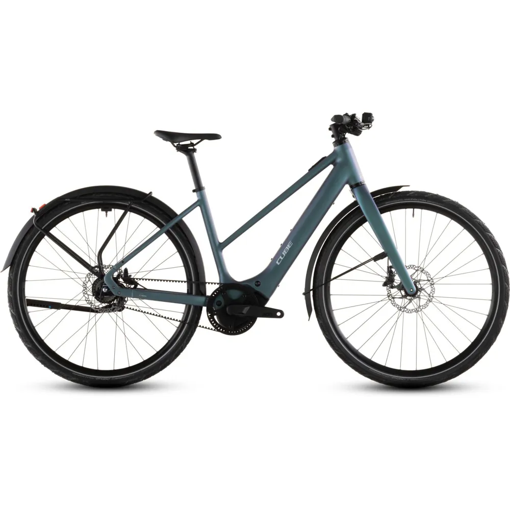 Team Cycles Cube Editor Hybrid SLT FE T 400Wh Electric Hybrid Bike in Smaragdgrey and Prism | Interest FREE Finance & Online Refund Policy.