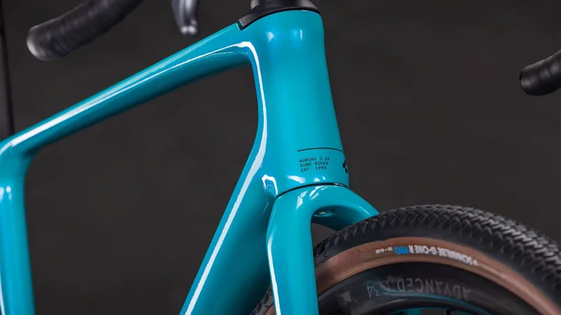 Cube Nuroad C:62 Pro Gravel Bike in Swimmingpool and Black-5