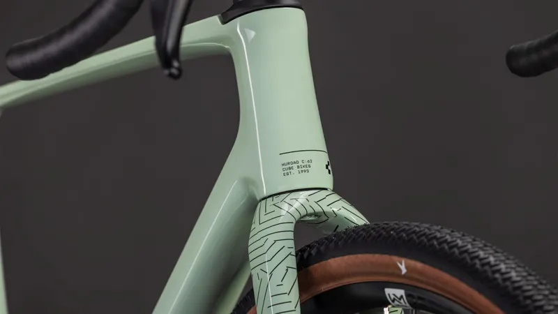 Cube Nuroad C:62 ONE Gravel Bike in Aloegreen and Black-5