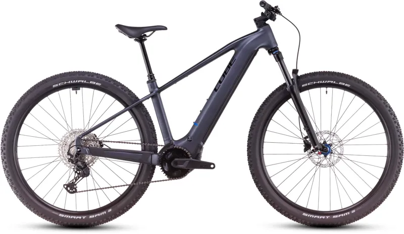 Cube Reaction Hybrid Pro 600Wh Electric Mountain Bike in Metallicgrey and Black