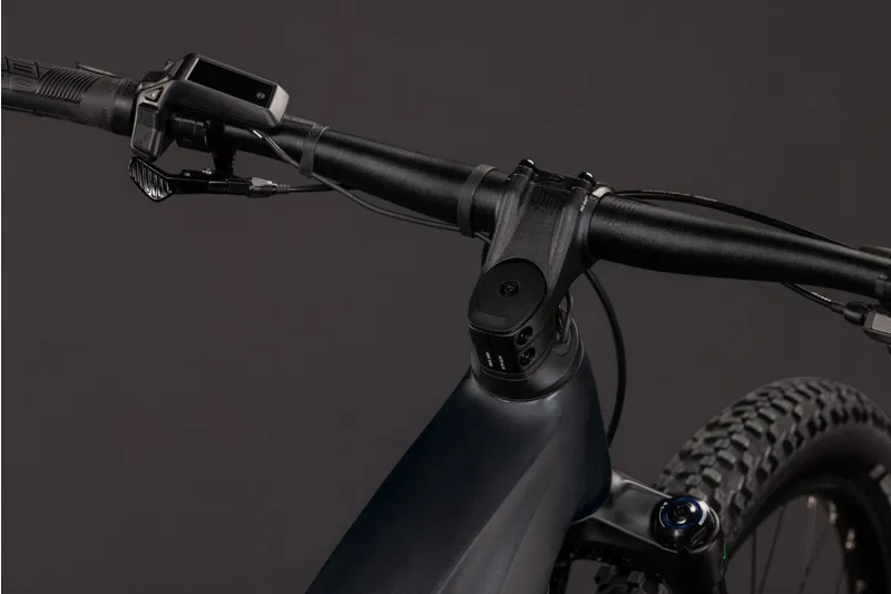 Cube Reaction Hybrid Pro 800Wh Electric Mountain Bike in Silverdust and Prism-5