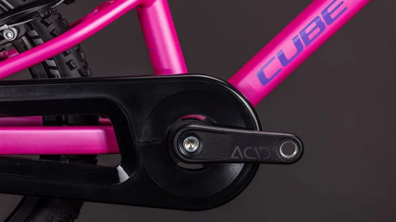 Cube Numove 140 Kids Bike in Fucsia and Plum-4