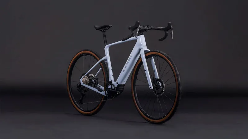 Cube Nuroad Hybrid C:62 SLX 400Wh Electric Gravel Bike in Iceblue and Prism-7