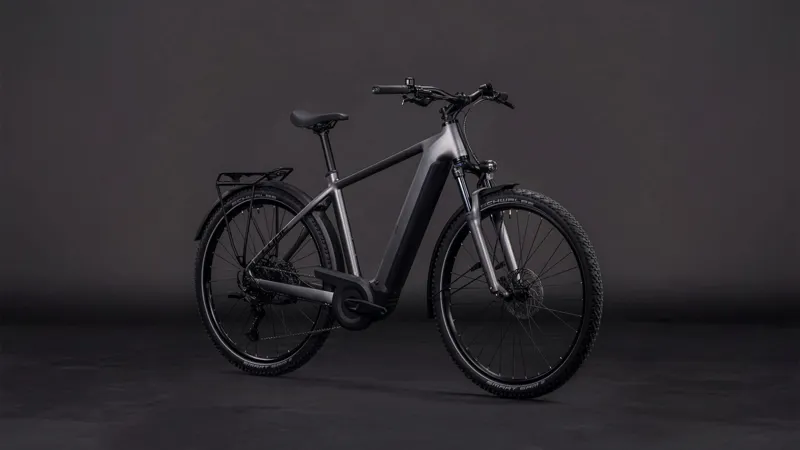 Cube Nuride Hybrid Performance 600Wh Electric Hybrid Bike in Slabgrey and Black-6