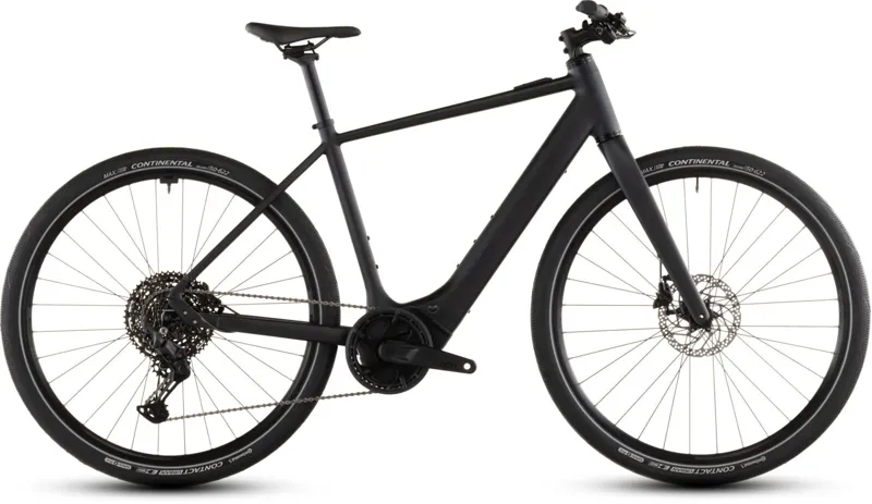 Cube Editor Hybrid Pro 400Wh Eelctric Hybrid Bike in Coal and Prism