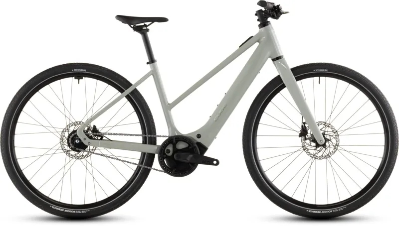 Cube Editor Hybrid SLX 400Wh Electric Hybrid Bike in Reedbeige and Chrome