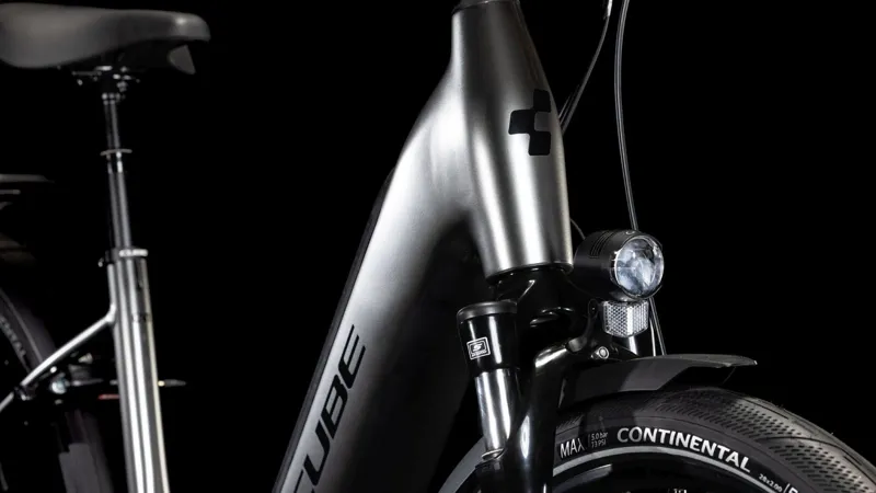 Cube Supreme Hybrid Deluxe One EE 625Wh Electric Hybrid Bike in Slateblack and Black-5