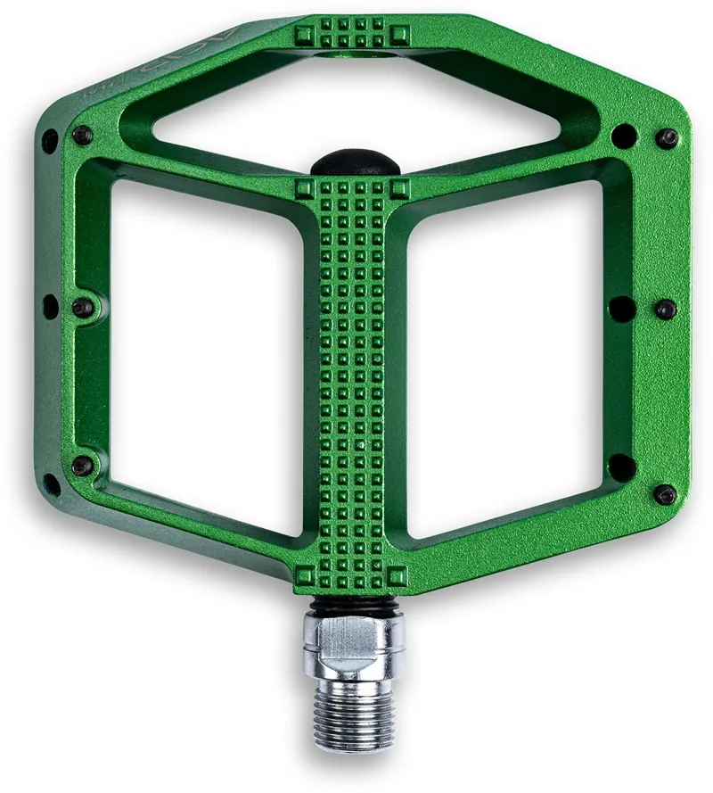 Acid A3-ZP R Flat Mountain Bike Pedals in Green