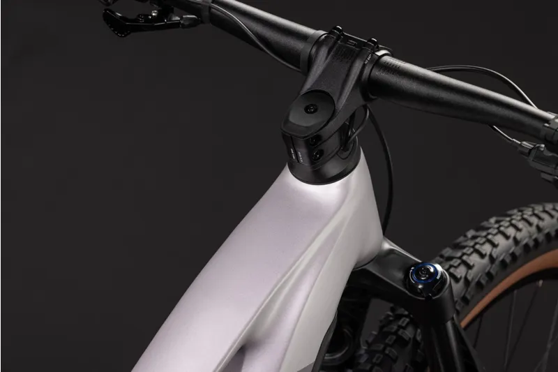Cube Reaction Hybrid Pro 800Wh Electric Mountain Bike in Lilacbreeze and Prizm-4
