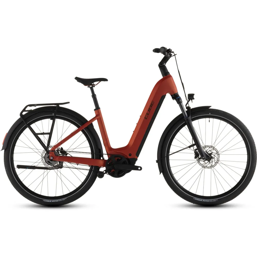 Team Cycles Cube Touring Hybrid Comfort SLX EE 800Wh Electric Hybrid Bike in Chilli and Chrome | Interest FREE Finance & Online Refund Policy.