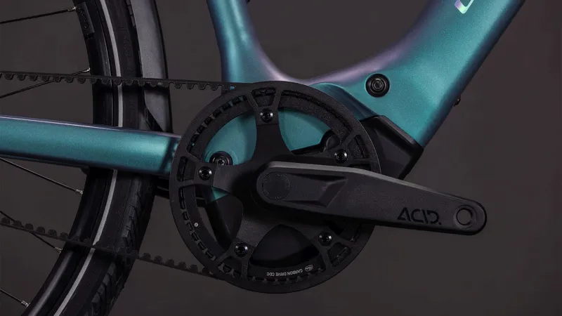 Cube Editor Hybrid SLT FE 400Wh Electric Hybrid Bike in Smardgrey and Prism-7