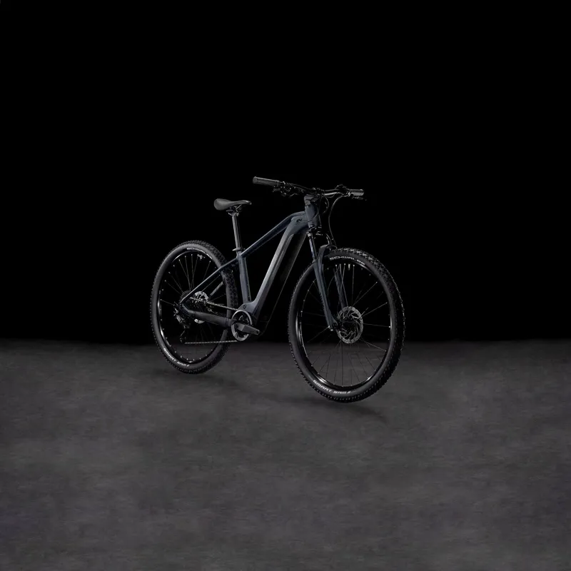 Cube Reaction Hybrid Performance 500Wh Electric Mountain Bike in Night and Black-6