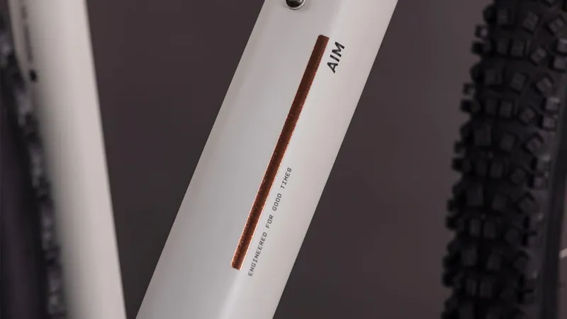 Cube Aim Pro Hardtail Mountain Bike in Greige and Titan-5