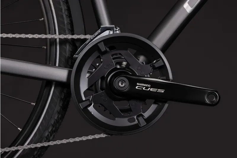 Cube Kathmandu Pro Hybrid Bike in Slabgrey and Chrome-4
