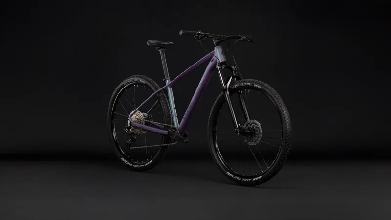 Cube Aim SLT Mountain Bike in Mysticpurple and Black-9