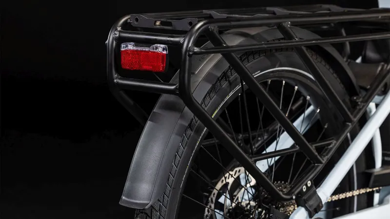 Cube Longtail Sport Hybrid 725Wh Electric Hybrid Bike in Flashwhite Reflex and Black-8