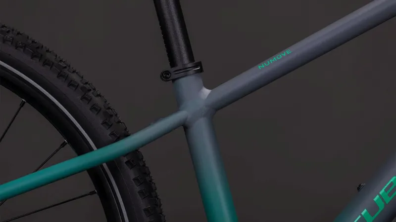 Cube Numove 240 Disc Kids Bike in Lavagrey and Green-5