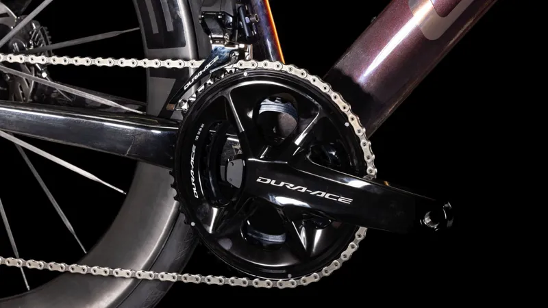 Cube Litening Aero C:68X SLT Road Bike in Solareclipse and Carbon-8