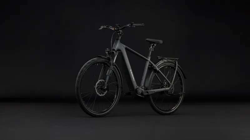 Cube Kathmandu Hybrid Deluxe EXC 800Wh Electric Hybrid Bike in Stealthgrey and Grey-9