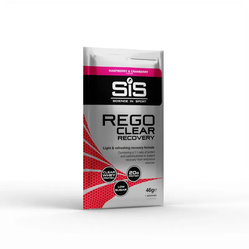 SIS Science in Sport Rego Clear Whey Protein Drink in Raspberry and Cranberry - 46g Sachet
