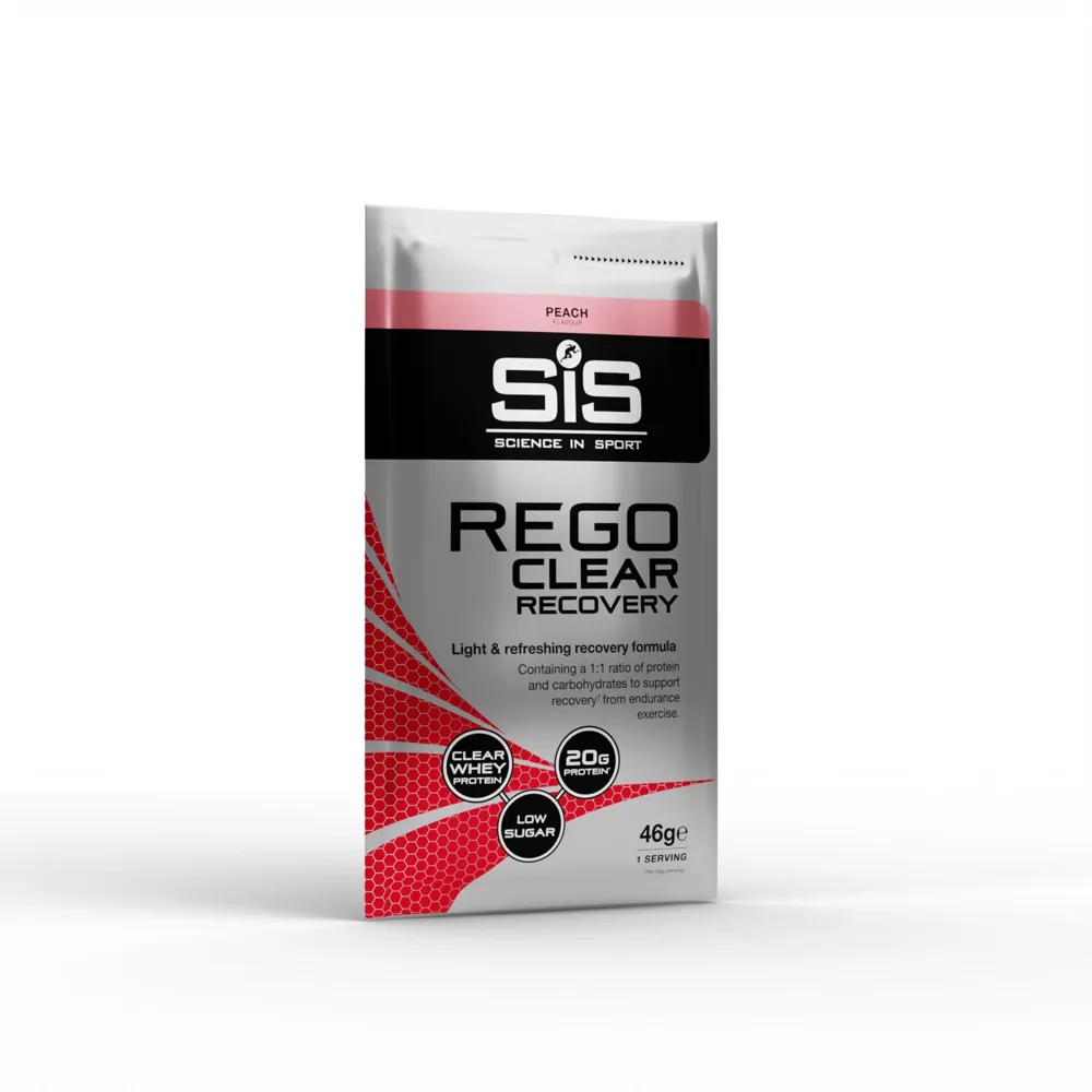 Team Cycles Science In Sport SIS Science in Sport Rego Clear Whey Protein Drink in Peach - 46g Sachet | Interest FREE Finance & Online Refund Policy.