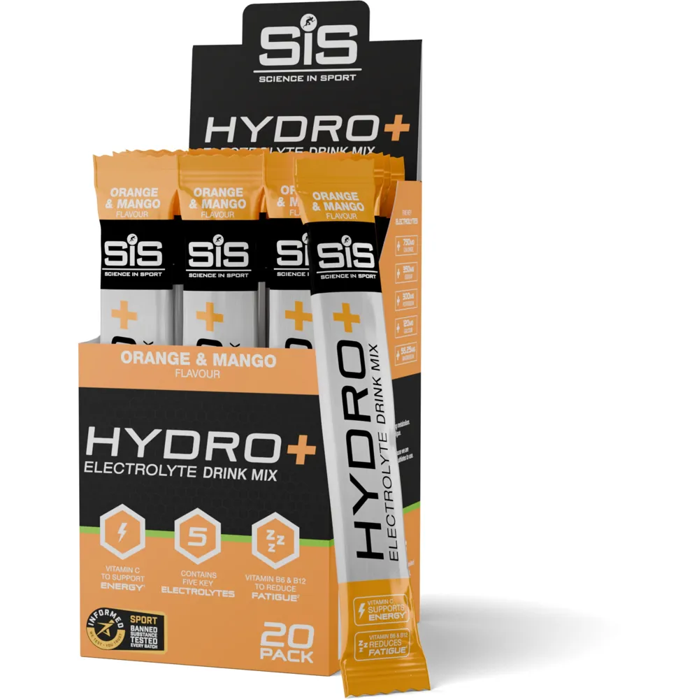 Team Cycles Science In Sport SIS Science in SportHydro+ Stick Powder in Mango - 4.5g Sachet | Interest FREE Finance & Online Refund Policy.