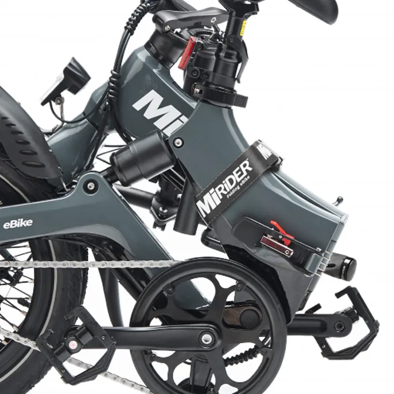 MiRiDER One Folding Electric Bike in Graphene Grey-1
