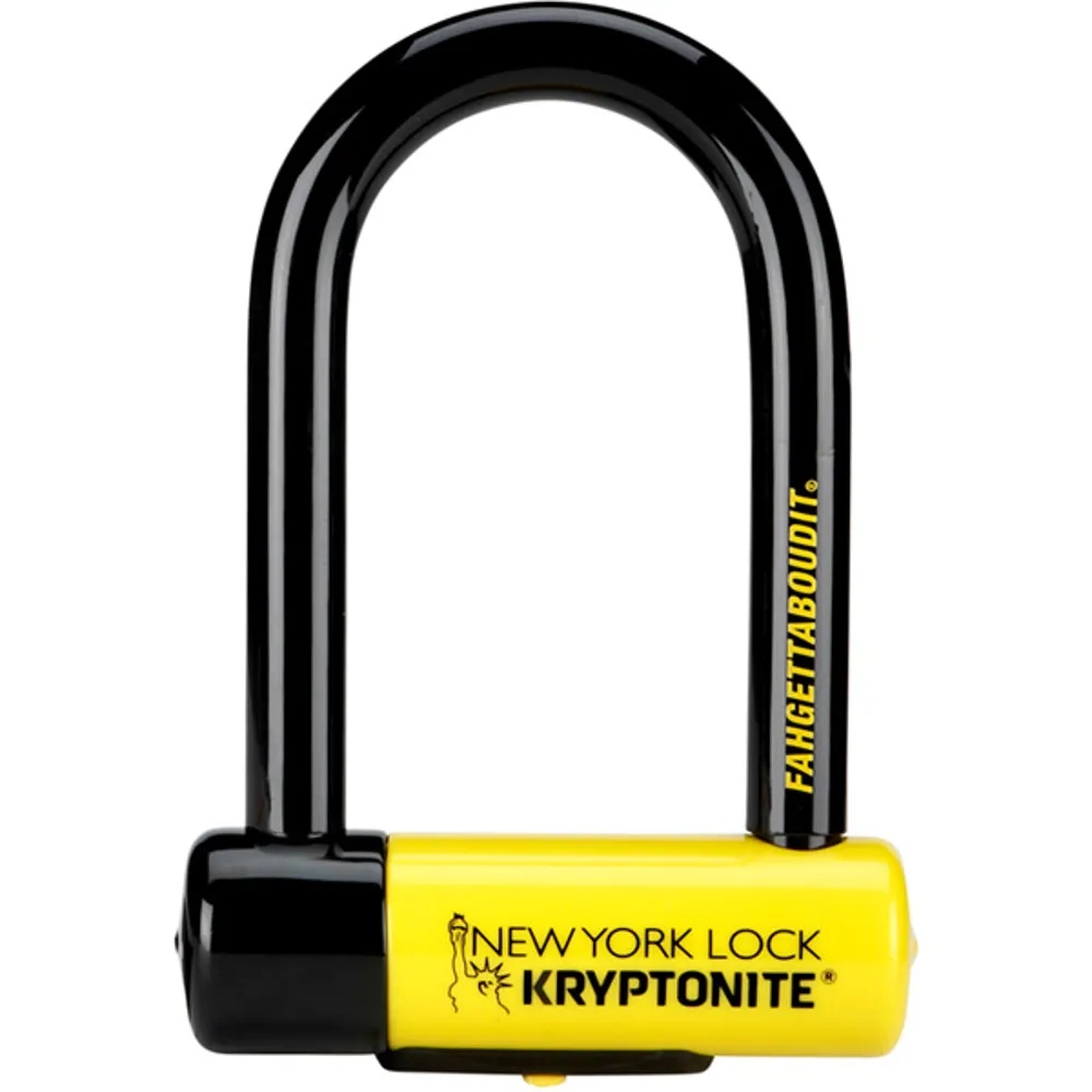Team Cycles Kryptonite New York Fahgettaboudit Diamond Sold Secure U-Lock | Interest FREE Finance & Online Refund Policy.