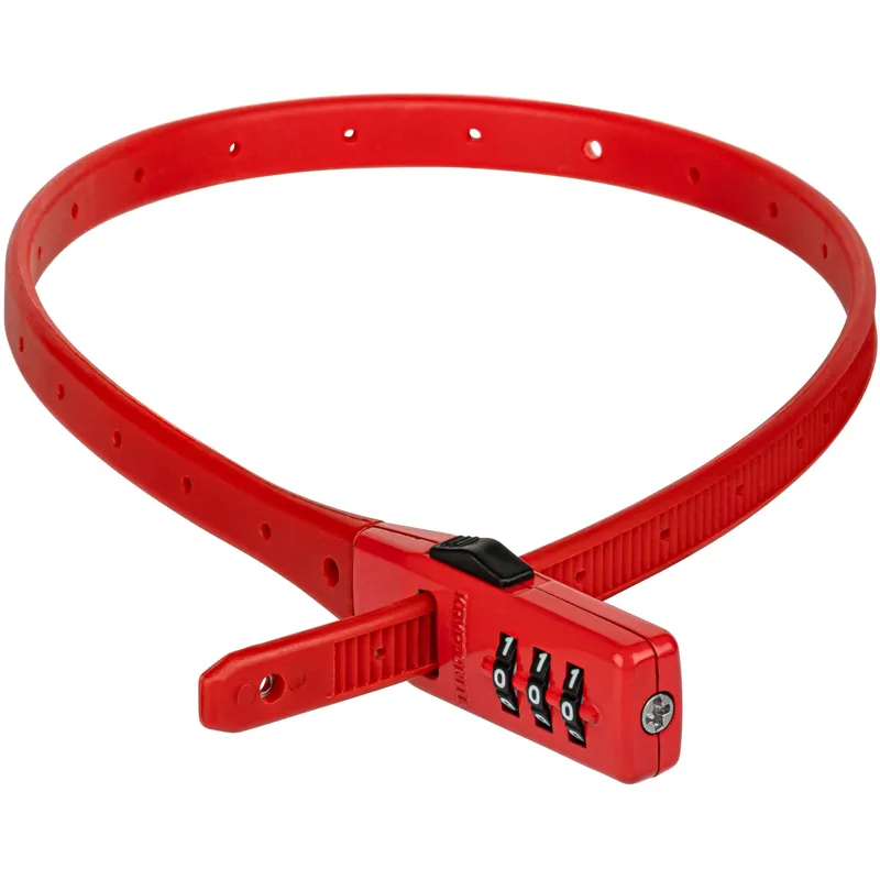 Kryptonite Click Lock Combo Lock in Red - 530mm
