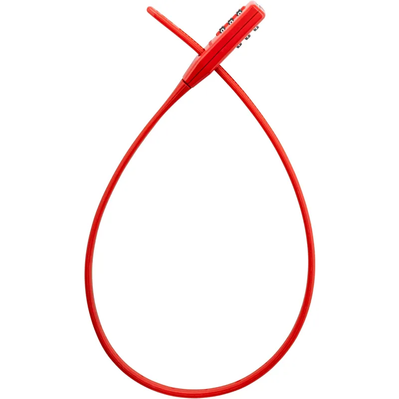 Kryptonite Click Lock Combo Lock in Red - 530mm-2