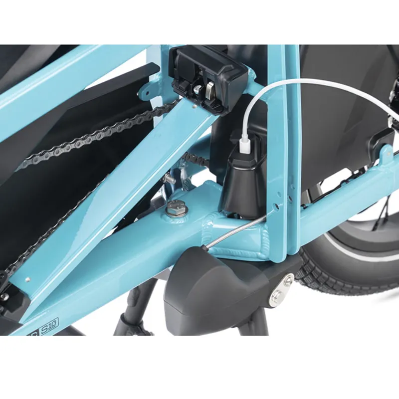 Tern GSD S10 LX Gen 3 545Wh Electric Cargo Bike in Blue-5