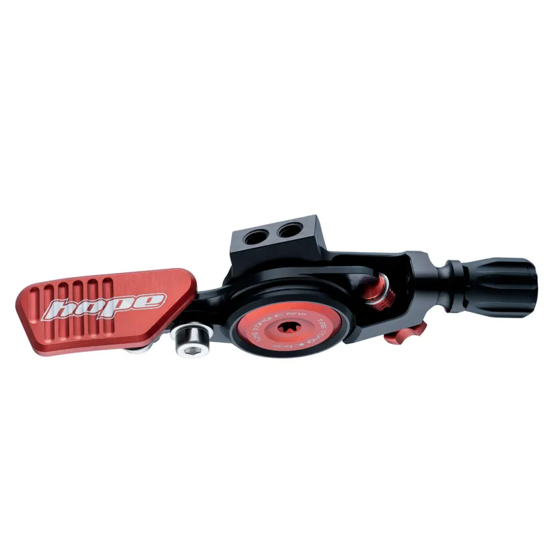 Hope Dropper Post Lever in Black and Red